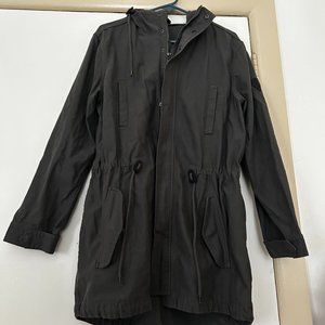 WT02 Gray Fishtail Parka